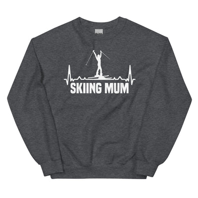 Skifahren Mum 1 - Sweatshirt (Unisex) klettern ski xxx yyy zzz Dark Heather