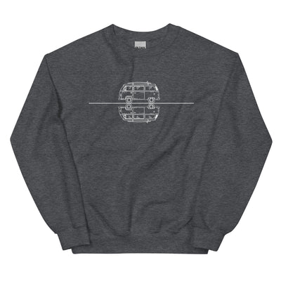 Gerade Linie - Camping Van - Sweatshirt (Unisex) camping xxx yyy zzz Dark Heather