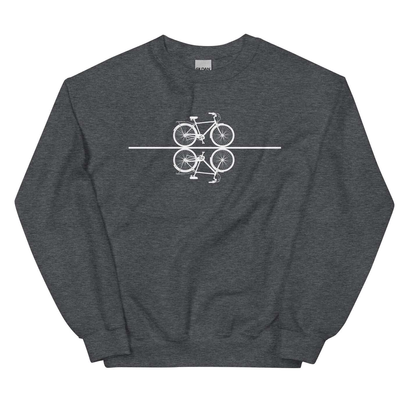 Gerade Linie - Radfahren - - Sweatshirt (Unisex) fahrrad xxx yyy zzz Dark Heather