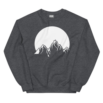 Sonne_-_Berge_-_(B) - Unisex Crew Neck Sweatshirt | Gildan 18000 xxx yyy zzz Dark Heather