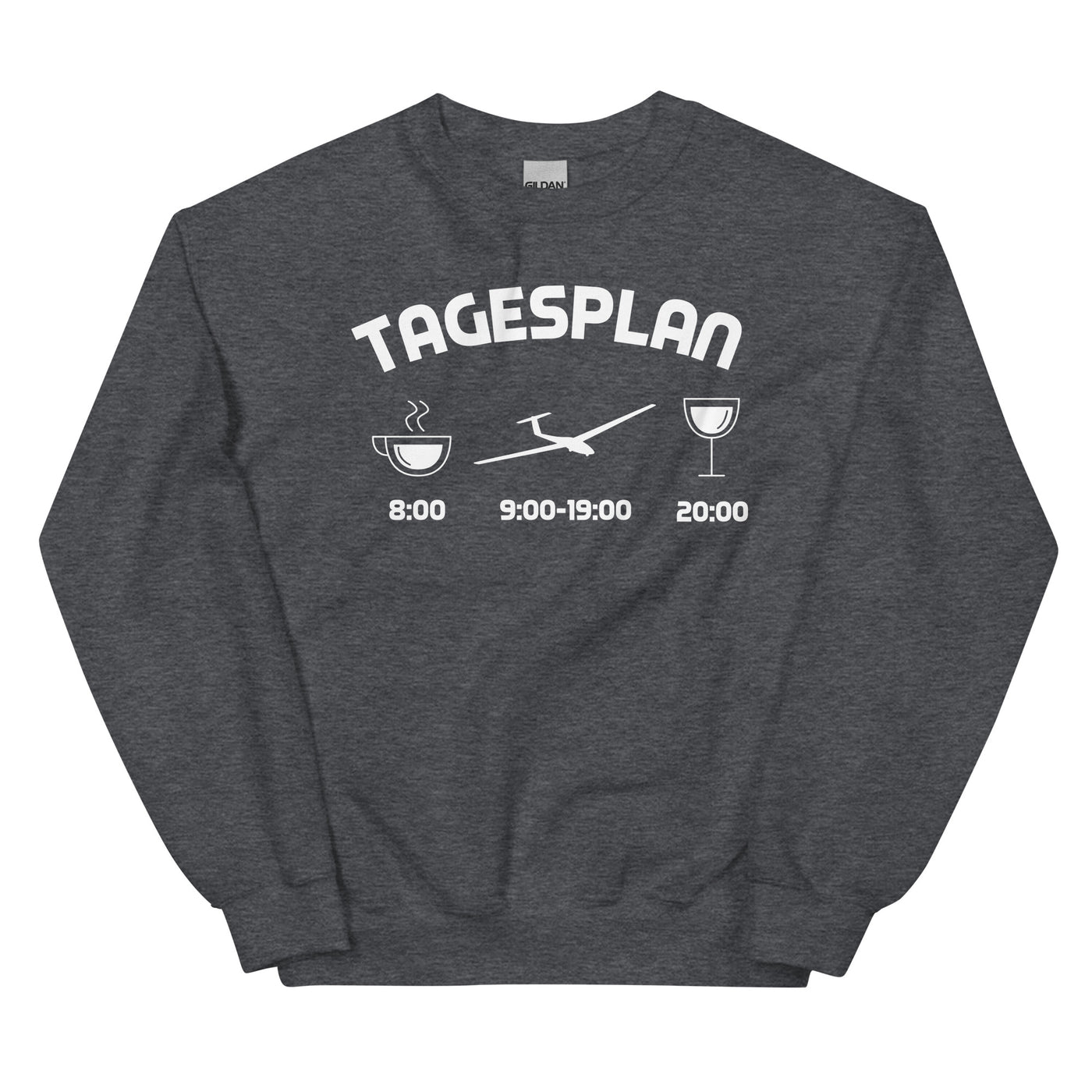 Tagesplan - Sweatshirt (Unisex) berge xxx yyy zzz Dark Heather