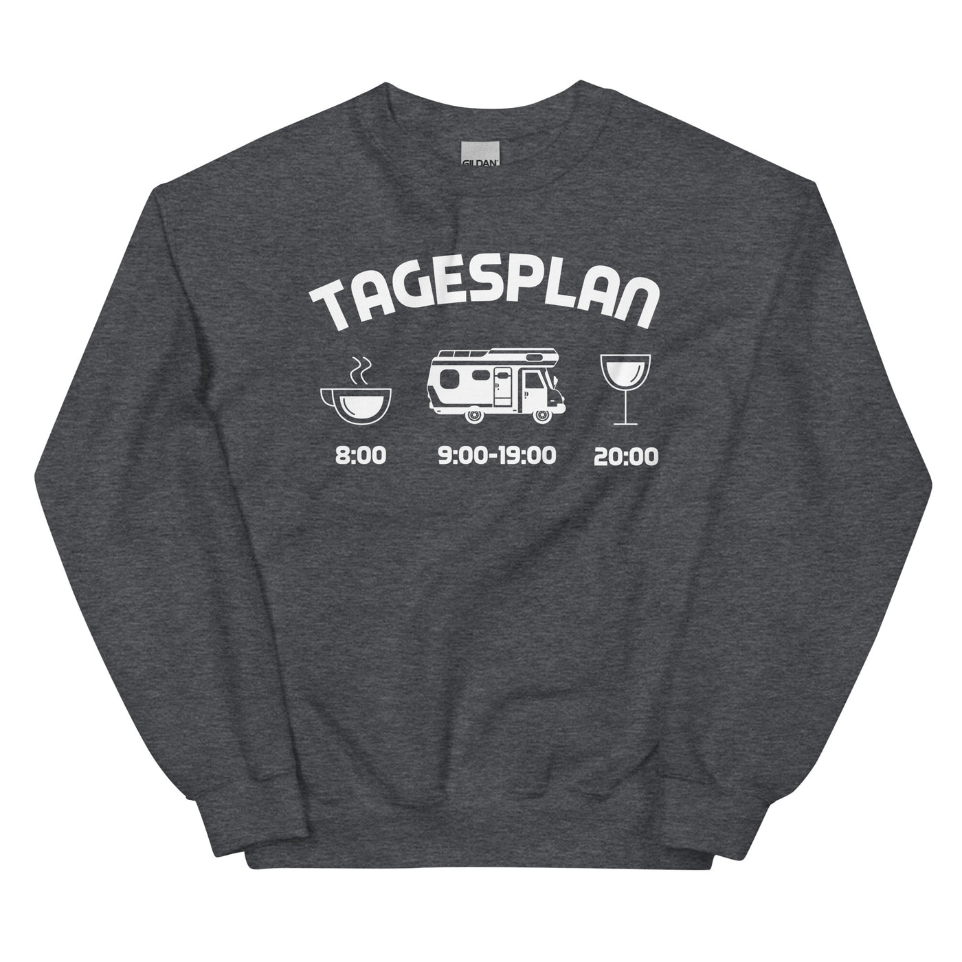 Tagesplan_-_(C)_(2) - Unisex Crew Neck Sweatshirt | Gildan 18000