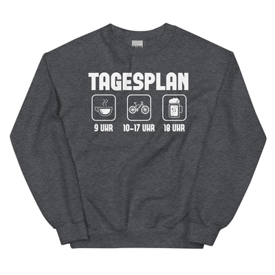 Tagesplan - Sweatshirt (Unisex) e-bike xxx yyy zzz Dark Heather