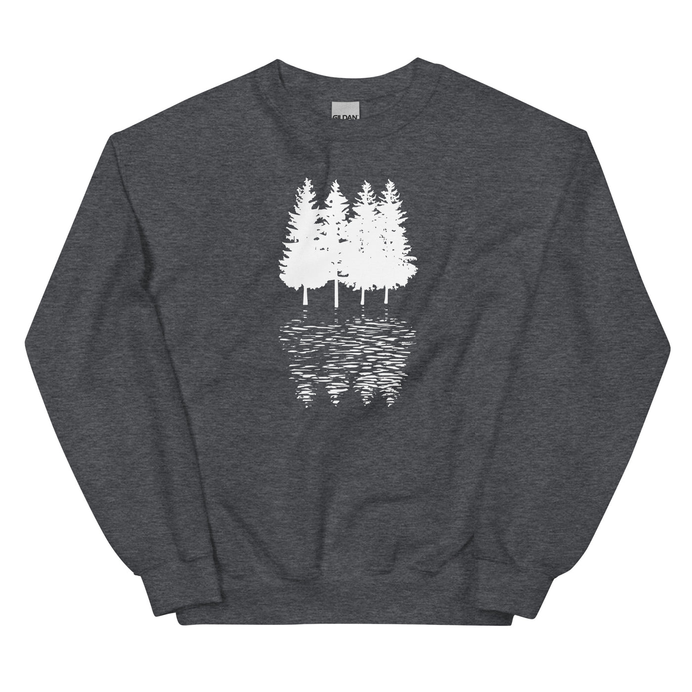 Bäume - (C) - Unisex Crew Neck Sweatshirt | Gildan 18000 xxx yyy zzz Dark Heather