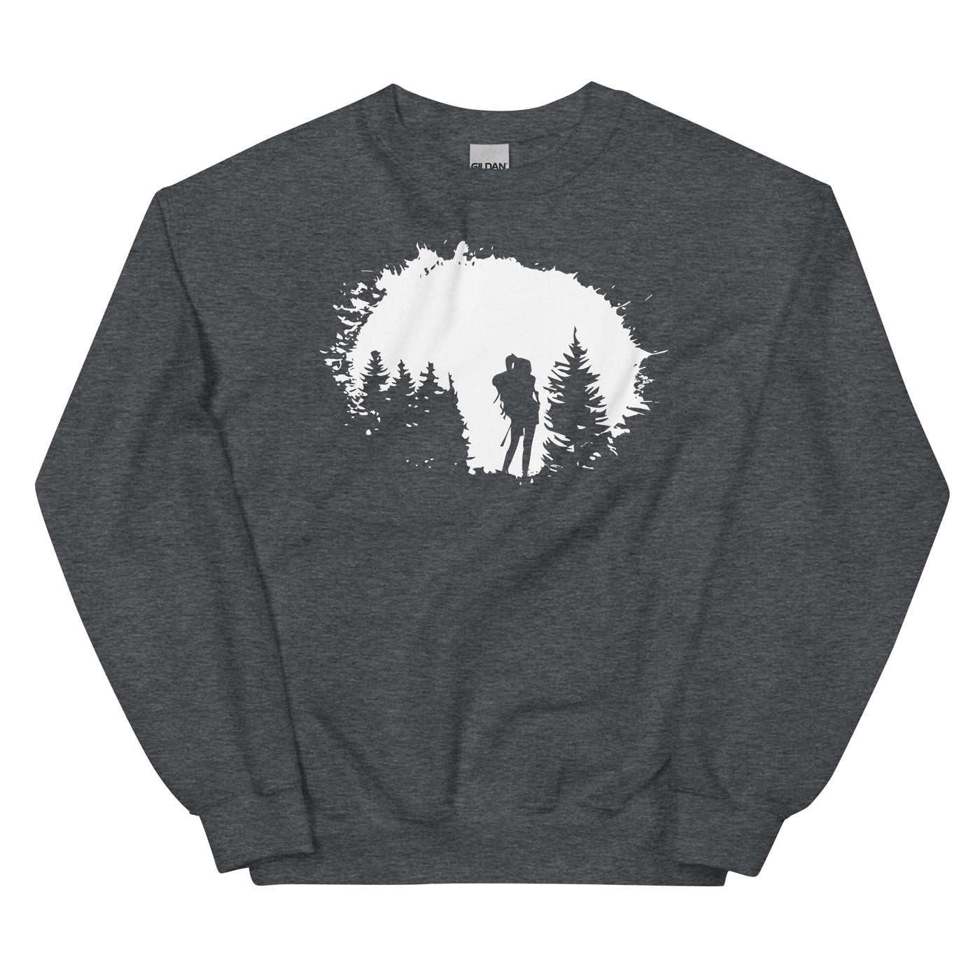 Bäume - Wandern - Sweatshirt (Unisex) wandern xxx yyy zzz Dark Heather