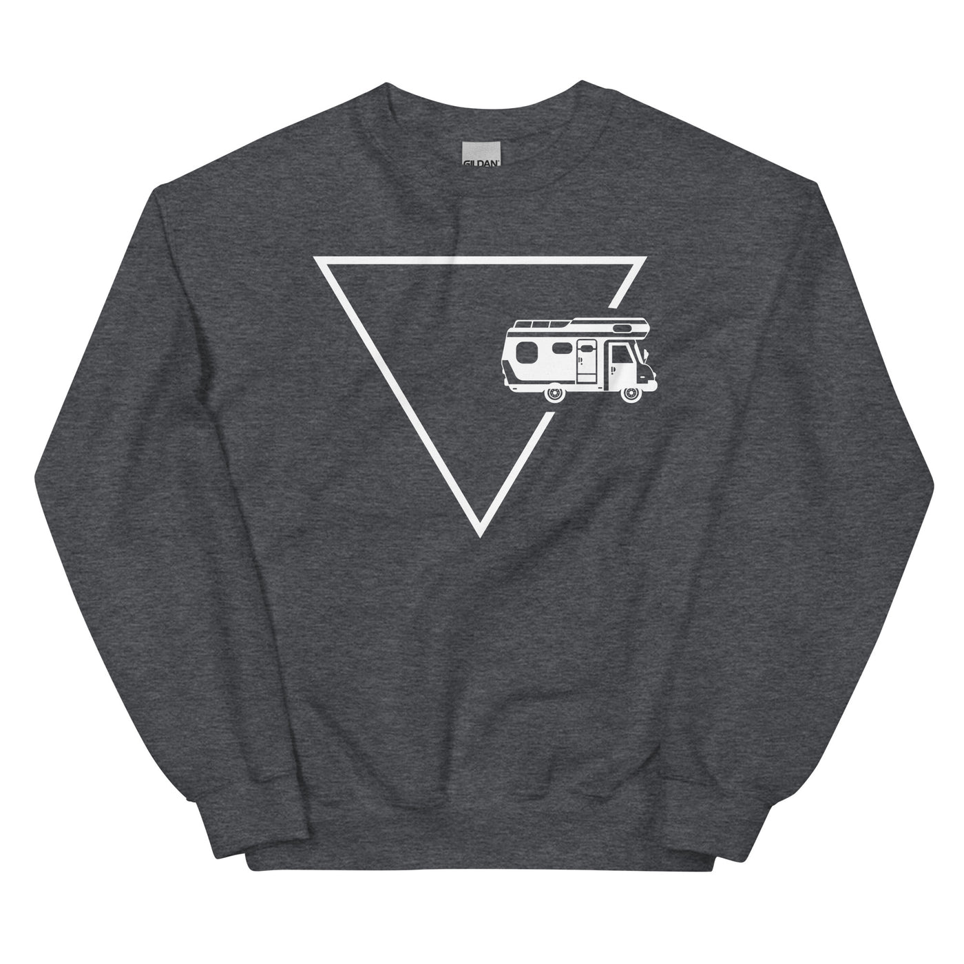 Dreieck 1 und Camping - Sweatshirt (Unisex) camping xxx yyy zzz Dark Heather