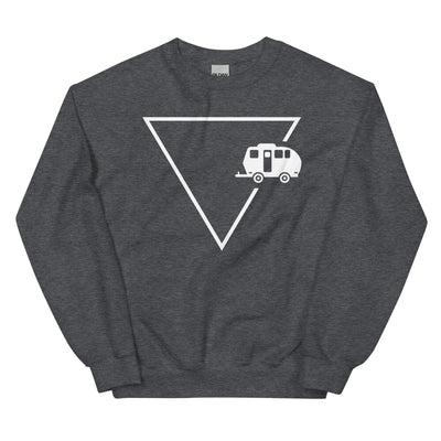 Dreieck 1 und Camping - Sweatshirt (Unisex) camping xxx yyy zzz Dark Heather