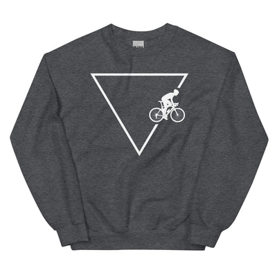 Dreieck 1 und Radfahren - Sweatshirt (Unisex) fahrrad xxx yyy zzz Dark Heather