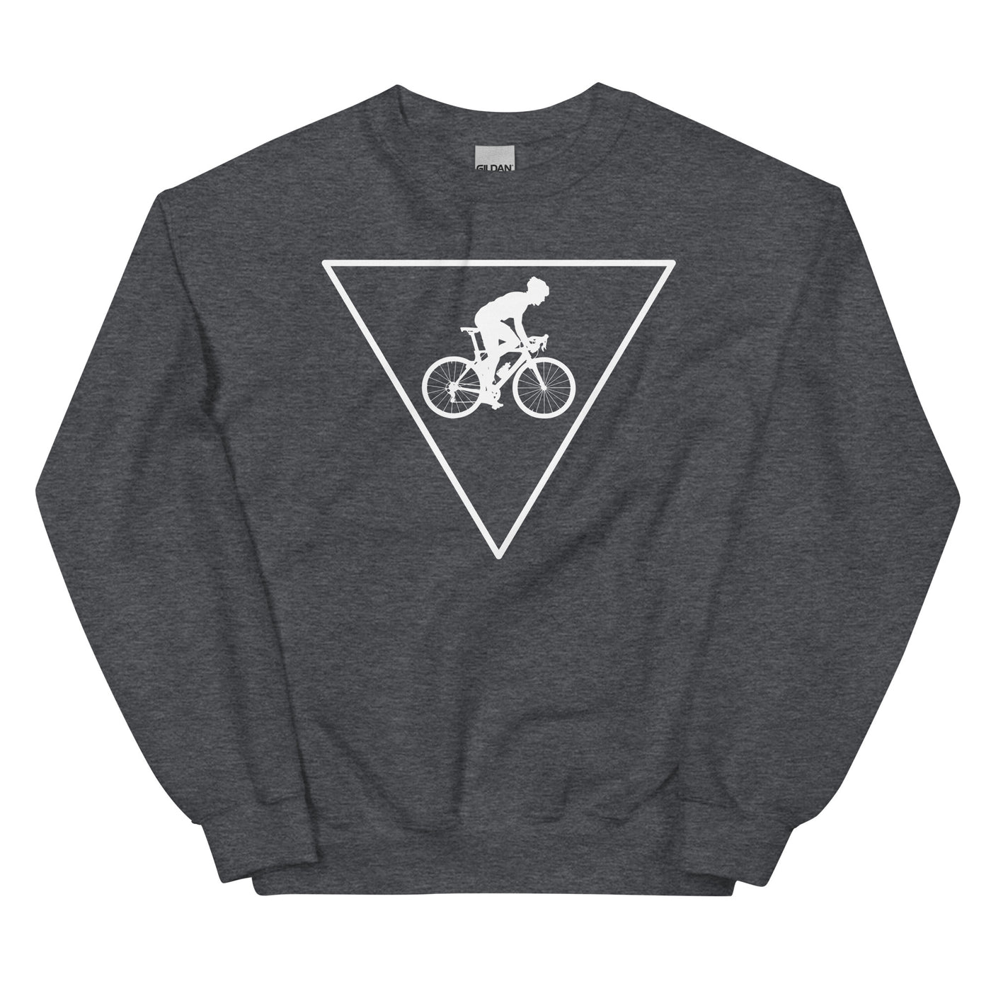 Dreieck und Radfahren - Sweatshirt (Unisex) fahrrad xxx yyy zzz Dark Heather