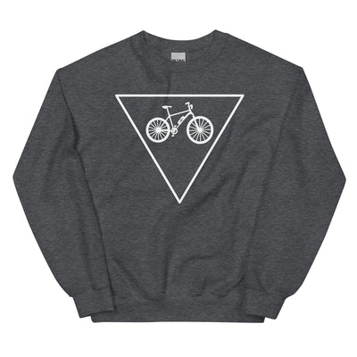 Dreieck_und_Ebike_-_(E) - Unisex Crew Neck Sweatshirt | Gildan 18000 xxx yyy zzz Dark Heather