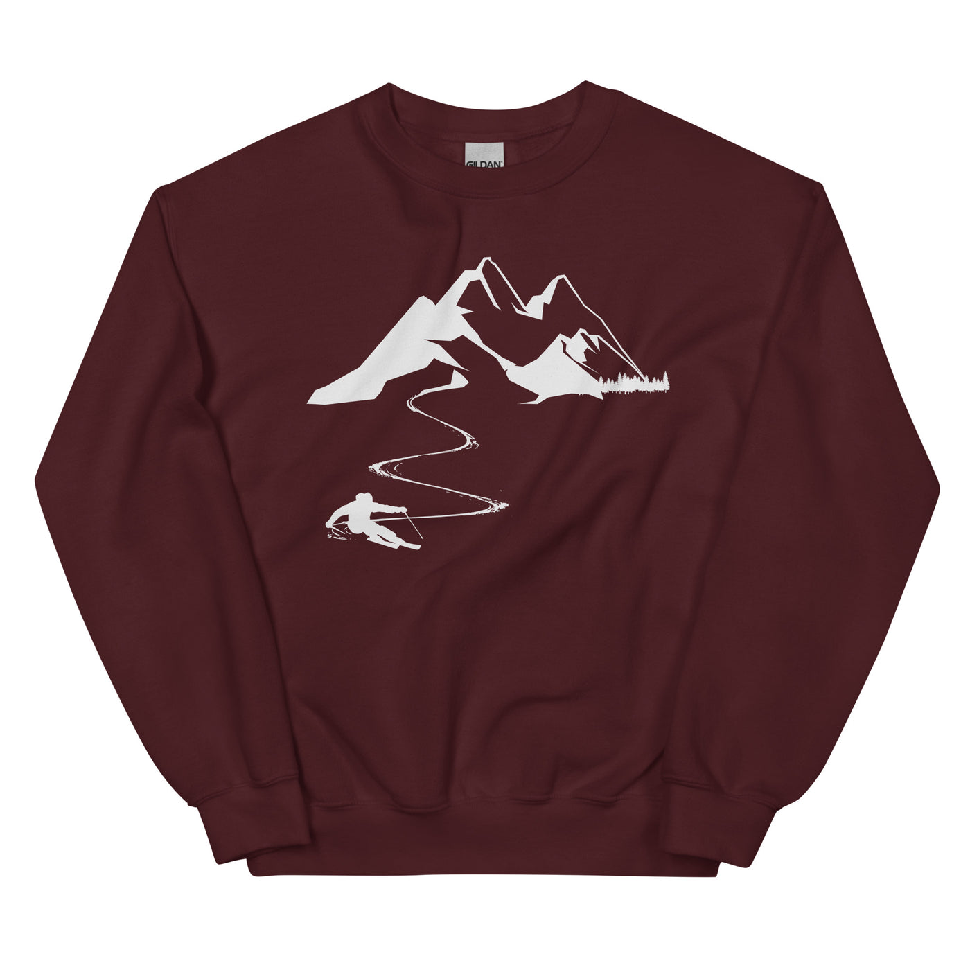 Skisüchtig - Sweatshirt (Unisex) ski Maroon