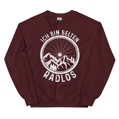 Ich Bin Selten Radlos - Sweatshirt (Unisex) fahrrad mountainbike Maroon