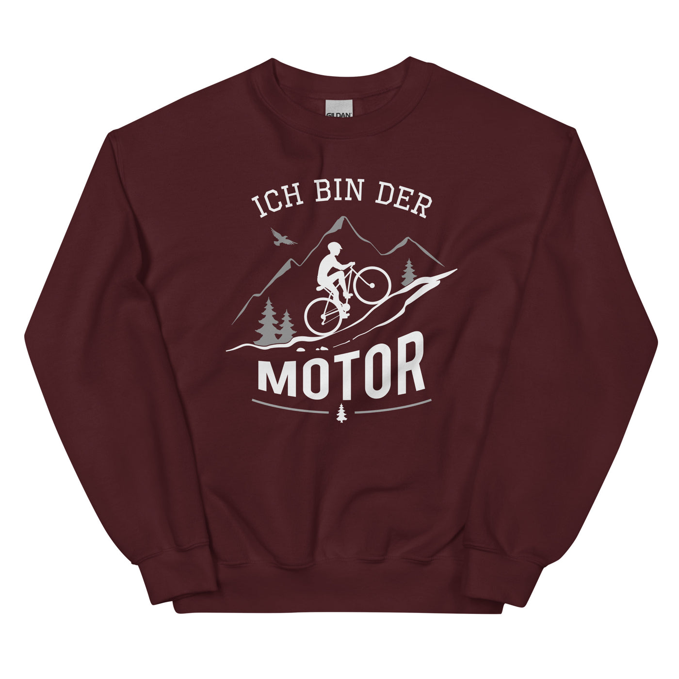 Ich Bin Der Motor - Sweatshirt (Unisex) mountainbike Maroon