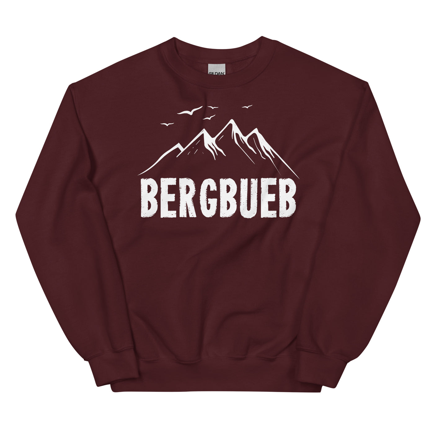 Bergbueb - Sweatshirt (Unisex) berge Maroon
