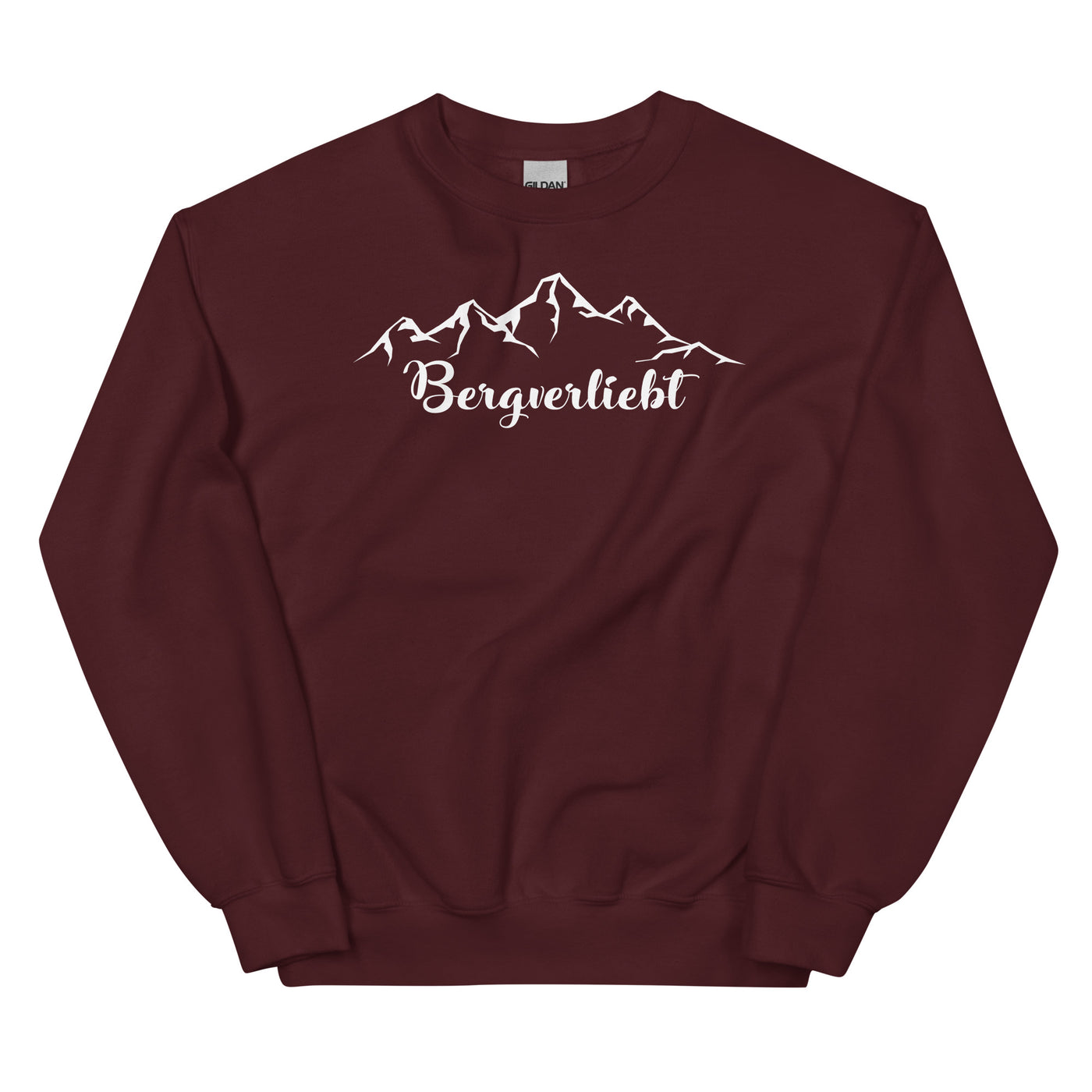 Bergverliebt (13) - Sweatshirt (Unisex) berge Maroon