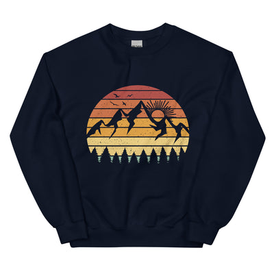 Berge Vintage - Sweatshirt (Unisex) berge Navy