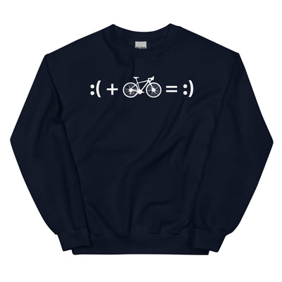 Emoji - Cycling - Sweatshirt (Unisex) fahrrad Navy