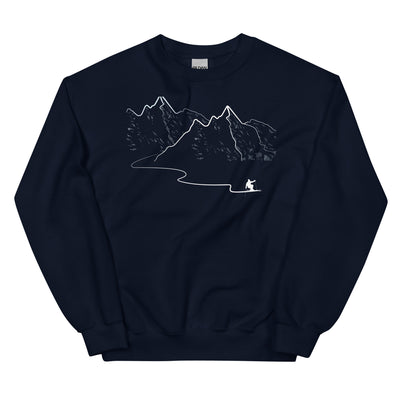 Schifahren - Sweatshirt (Unisex) ski Navy