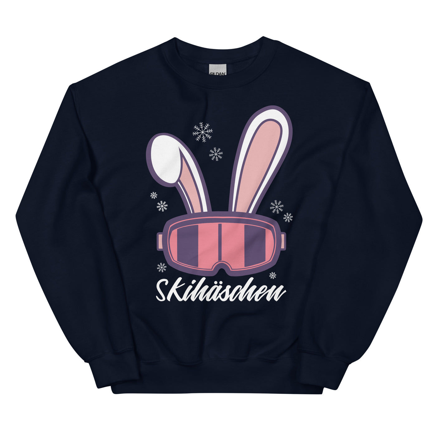 Skihäschen - (S.K) - Sweatshirt (Unisex) klettern Navy