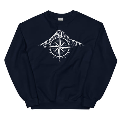 Compass - Mountain - Sweatshirt (Unisex) berge Navy