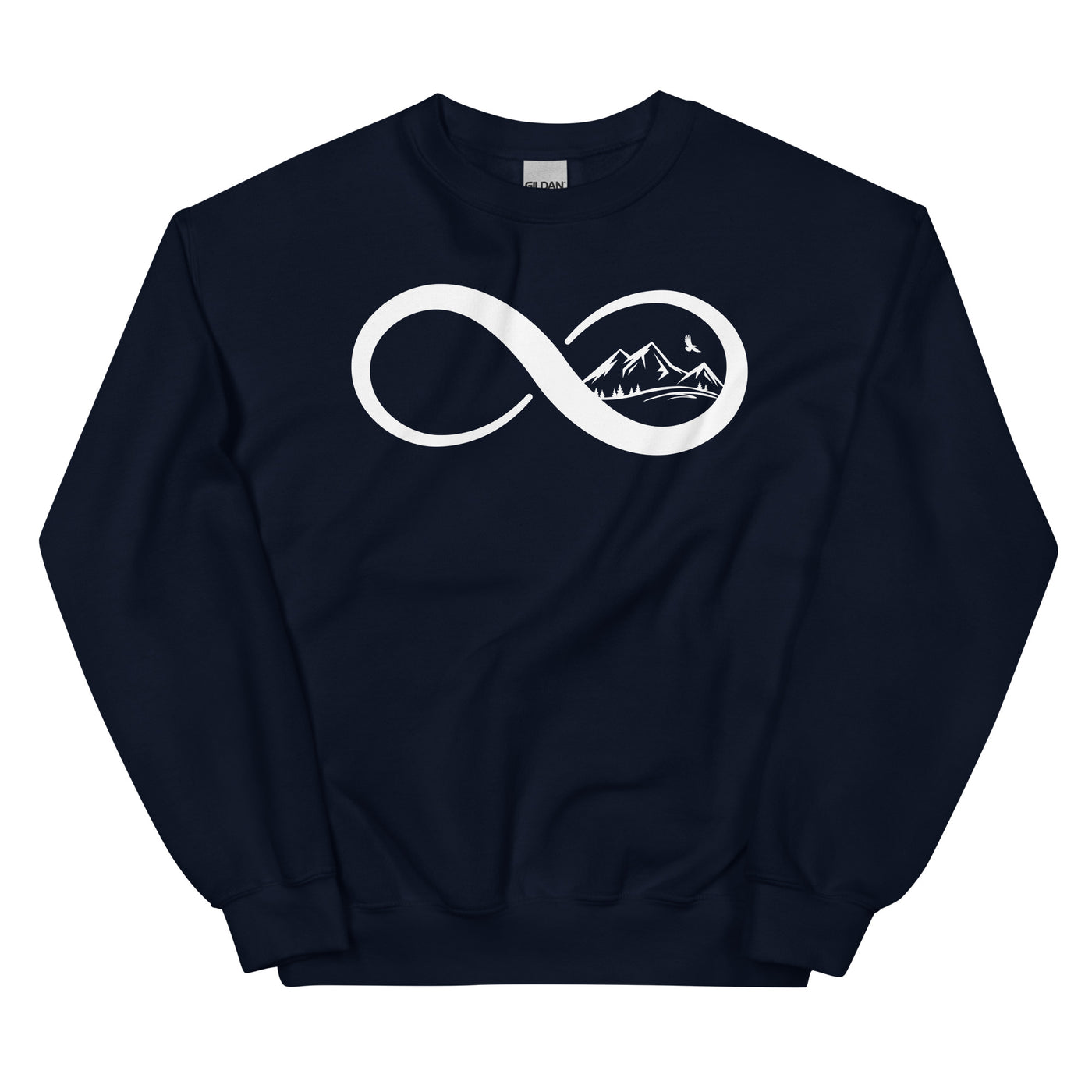 Infinity and Mountain - Sweatshirt (Unisex) berge xxx yyy zzz Navy