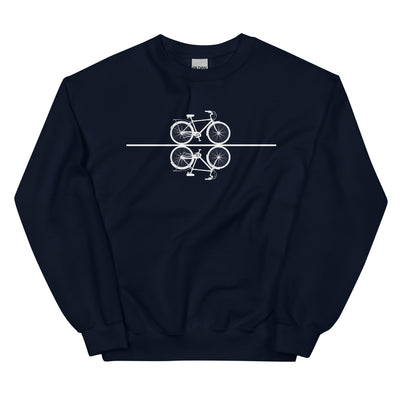 Line - Cycling - Sweatshirt (Unisex) fahrrad xxx yyy zzz Navy