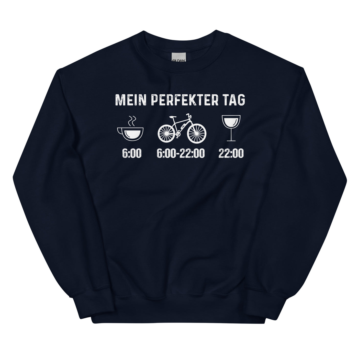 Mein Perfekter Tag - Sweatshirt (Unisex) e-bike xxx yyy zzz Navy