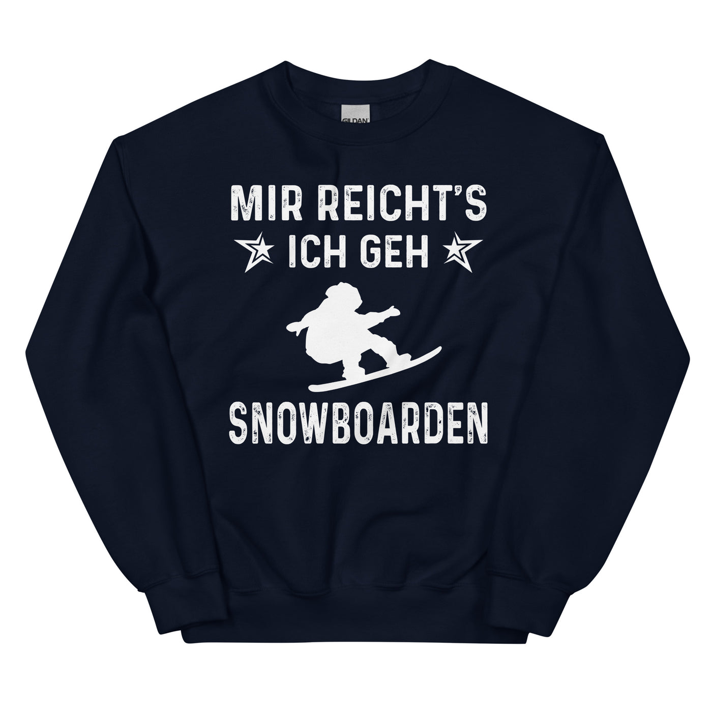 Mir Reicht's Ich Gen Snowboarden - Sweatshirt (Unisex) snowboarden xxx yyy zzz Navy