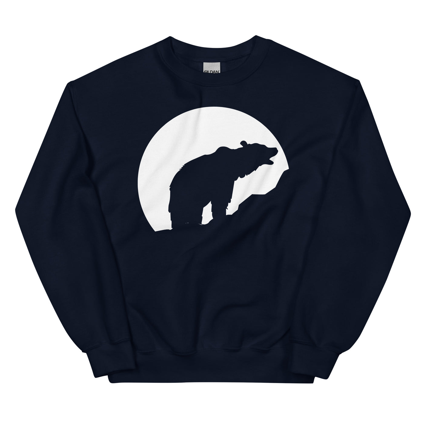 Moon - Bear - Sweatshirt (Unisex) camping xxx yyy zzz Navy