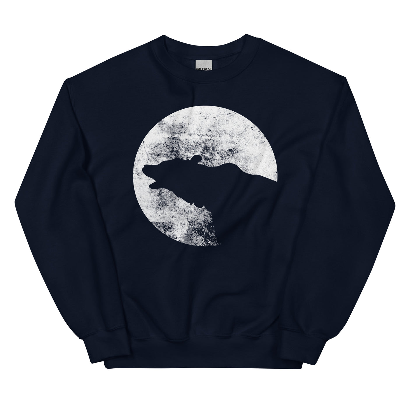 Moon - Bear - Sweatshirt (Unisex) camping xxx yyy zzz Navy