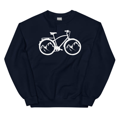 Berge - Radfahren - (17) - Sweatshirt (Unisex) fahrrad xxx yyy zzz Navy