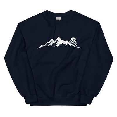 Berge - Mountainbike - (M) - Sweatshirt (Unisex) xxx yyy zzz Navy