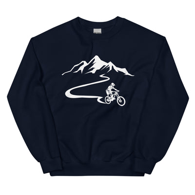 Berge - Mountainbike - (M) (13) - Sweatshirt (Unisex) xxx yyy zzz Navy
