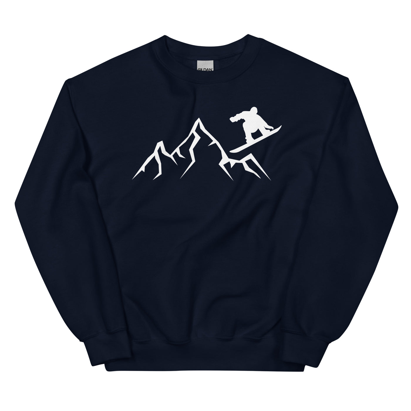 Berge - Snowboarding - (24) - Sweatshirt (Unisex) snowboarden xxx yyy zzz Navy