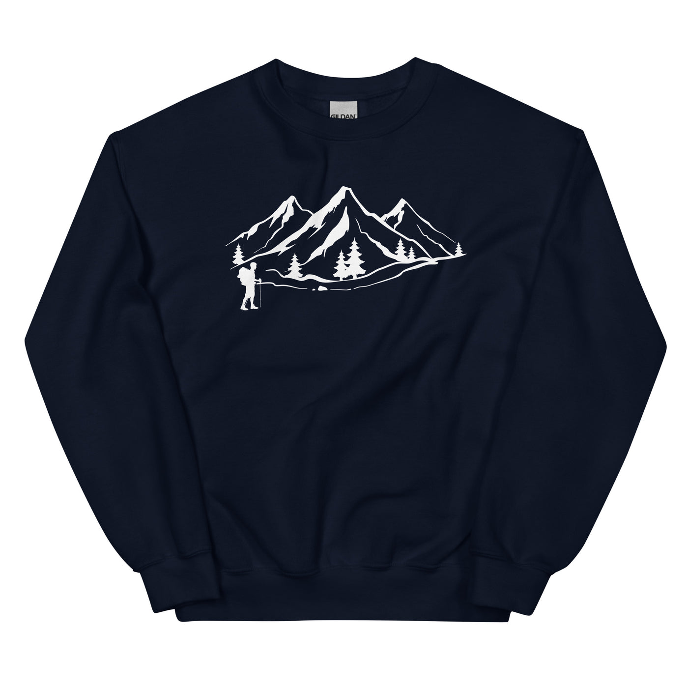 Berge 1 und Wandern - Sweatshirt (Unisex) wandern xxx yyy zzz Navy