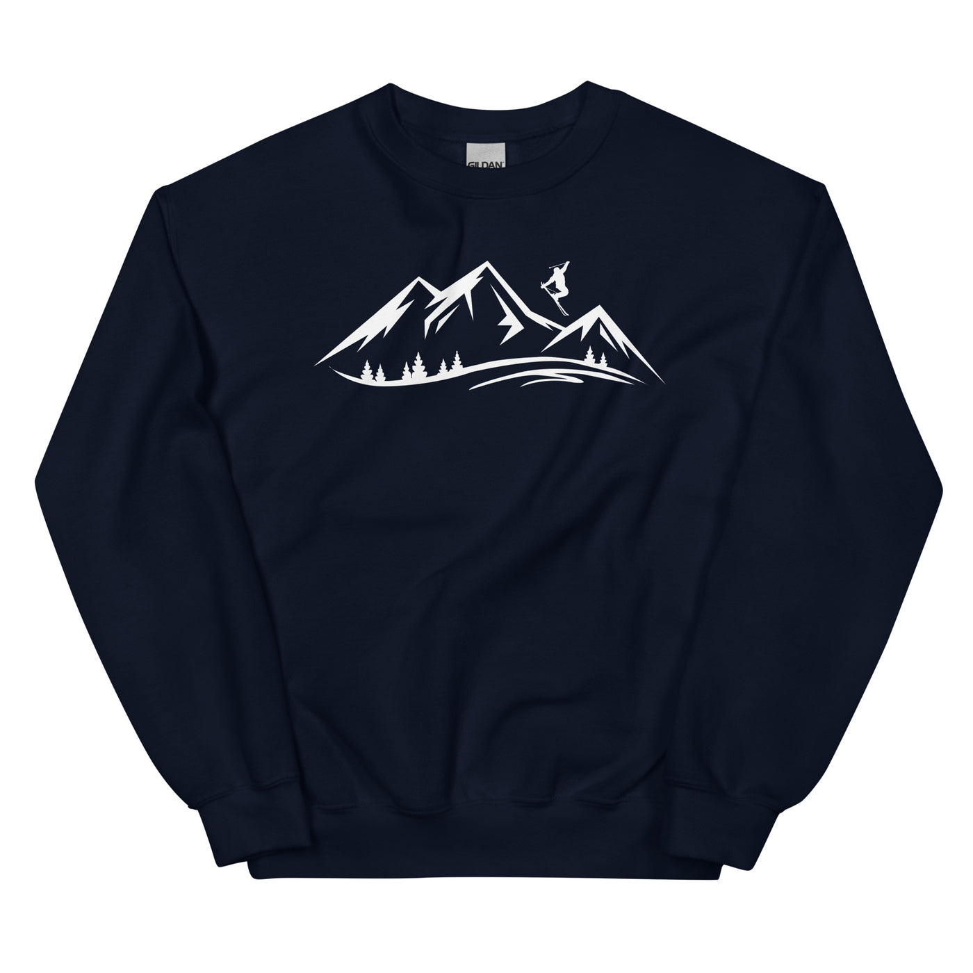 Berge und Skifahren - Sweatshirt (Unisex) klettern ski xxx yyy zzz Navy