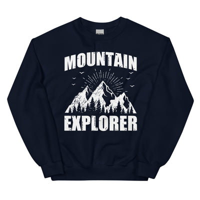 Berge Explorer - Sweatshirt (Unisex) berge xxx yyy zzz Navy