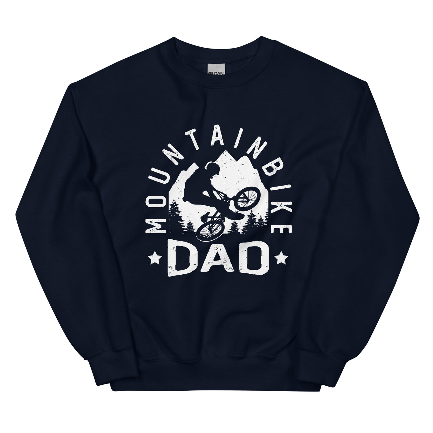 Mountainbike Dad - (M) - Sweatshirt (Unisex) xxx yyy zzz Navy