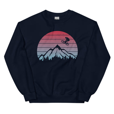 Mountainbiken Vintage - (M) - Sweatshirt (Unisex) xxx yyy zzz Navy