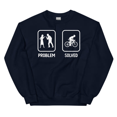 Problem Solved - Mann Radfahren - Sweatshirt (Unisex) fahrrad xxx yyy zzz Navy