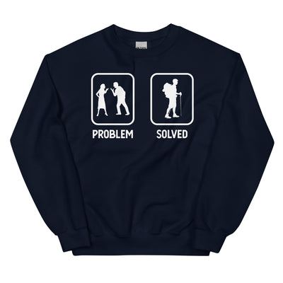 Problem Solved - Wandern - Sweatshirt (Unisex) wandern xxx yyy zzz Navy