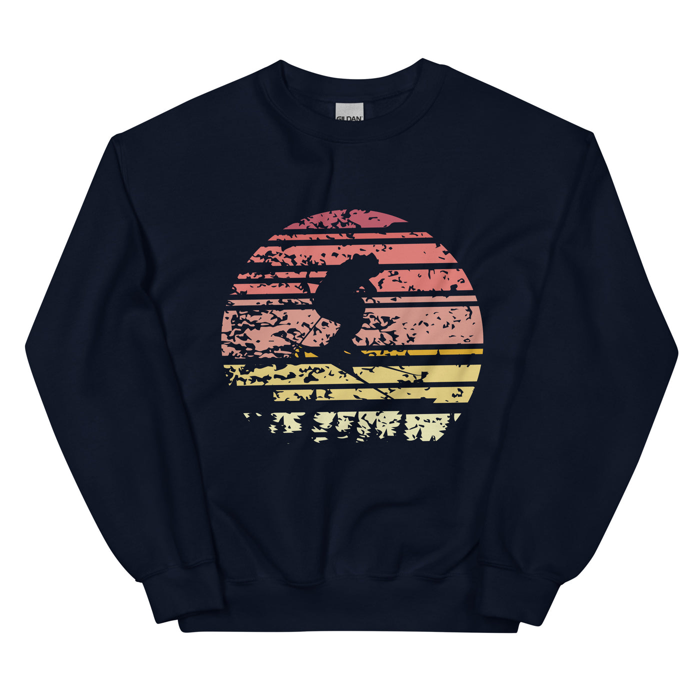 Ski Vintage - (S.K) - Sweatshirt (Unisex) klettern xxx yyy zzz Navy