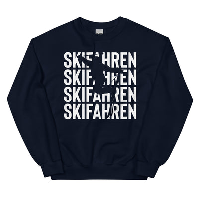 Skifahren - Sweatshirt (Unisex) klettern ski xxx yyy zzz Navy