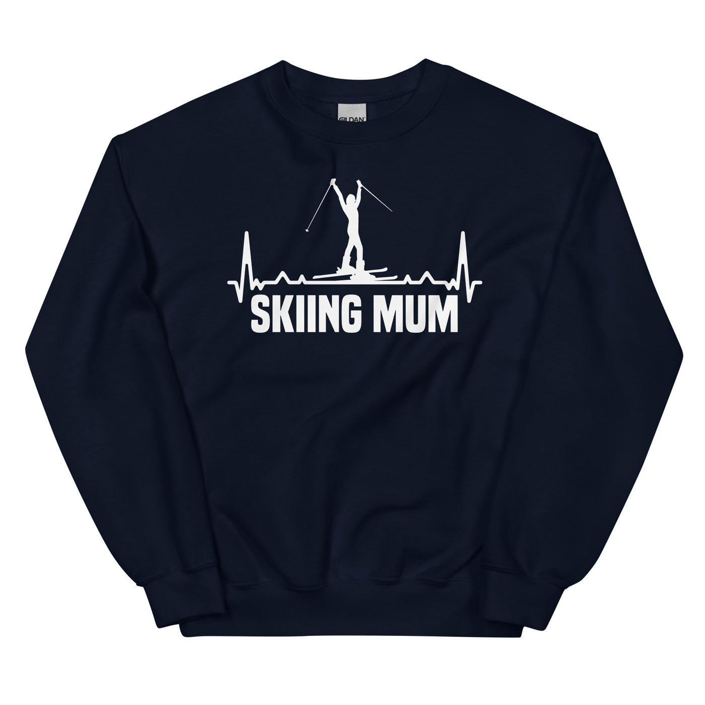 Skifahren Mum 1 - Sweatshirt (Unisex) klettern ski xxx yyy zzz Navy