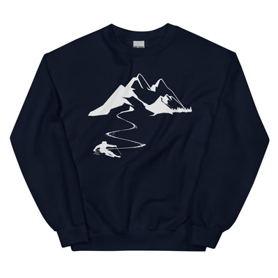 Skisüchtig - Sweatshirt (Unisex) klettern ski xxx yyy zzz Navy