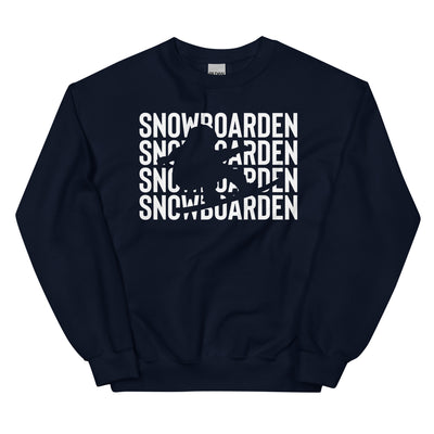 Snowboarden - Sweatshirt (Unisex) snowboarden xxx yyy zzz Navy