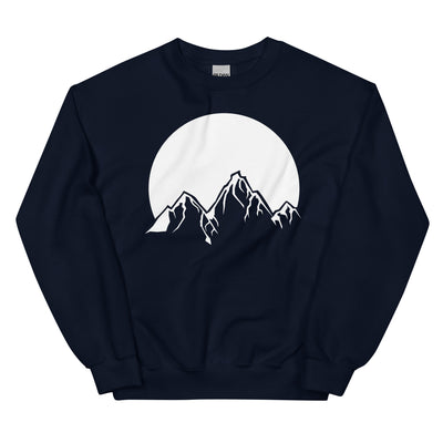 Sonne - Berge - Sweatshirt (Unisex) berge xxx yyy zzz Navy