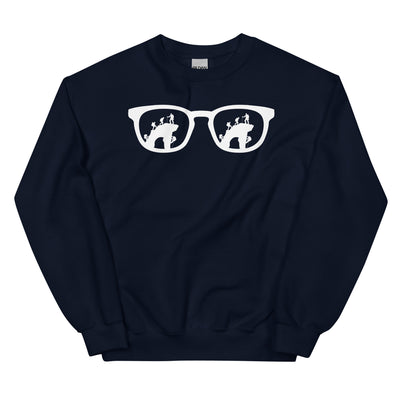 Sonnenbrille und Klettern - Sweatshirt (Unisex) klettern xxx yyy zzz Navy