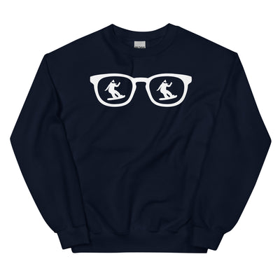 Sonnenbrille und Snowboarding 1 - Sweatshirt (Unisex) snowboarden xxx yyy zzz Navy