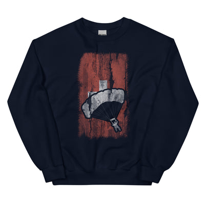 Schweizer Flagge und Paragleiten - Sweatshirt (Unisex) berge xxx yyy zzz Navy